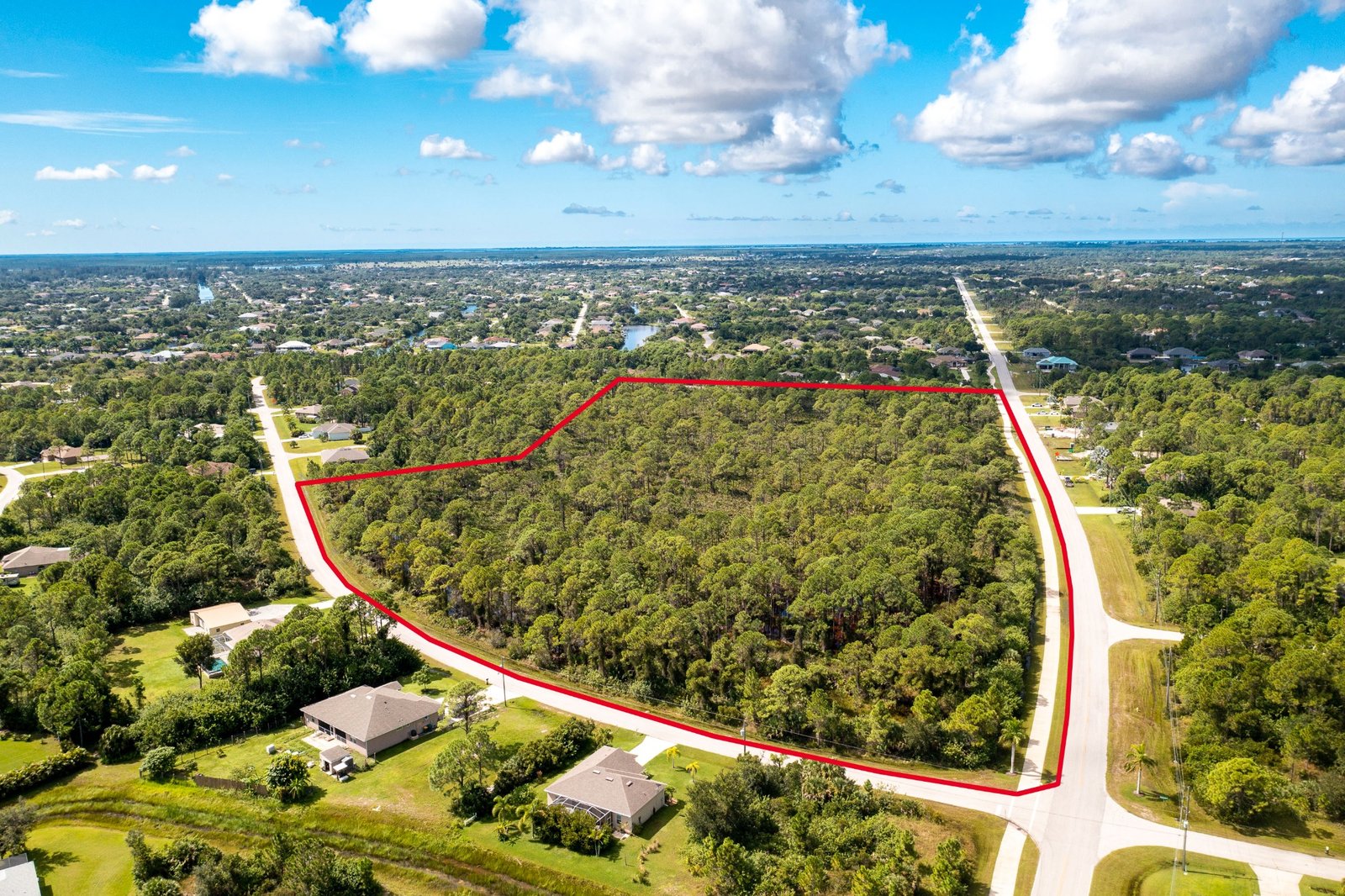 Aerial view of 15027 San Domingo Blvd